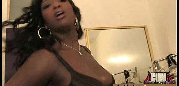  Naughty black wife gang banged by white friends 5